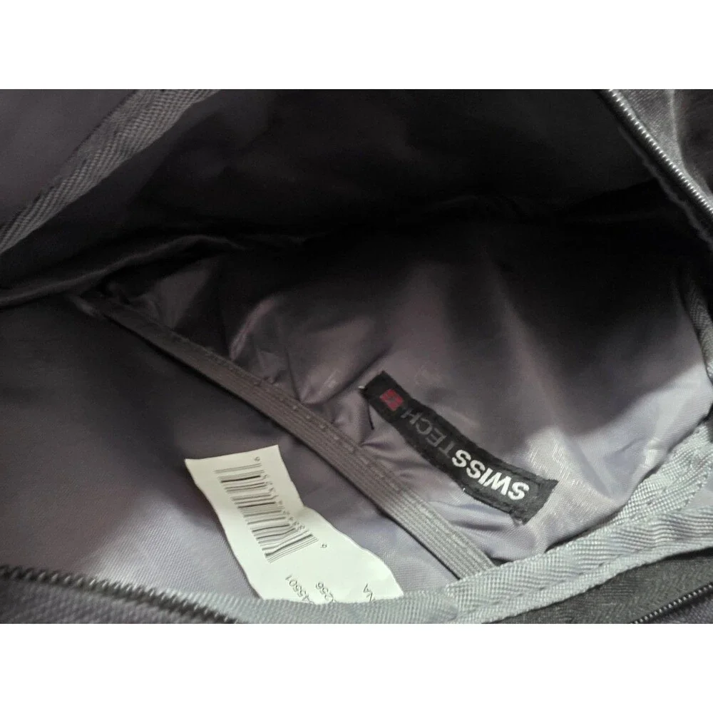 Nice Unisex Swiss Gear Tech Sling Bag Black Multiple Zippered Compartments VguC